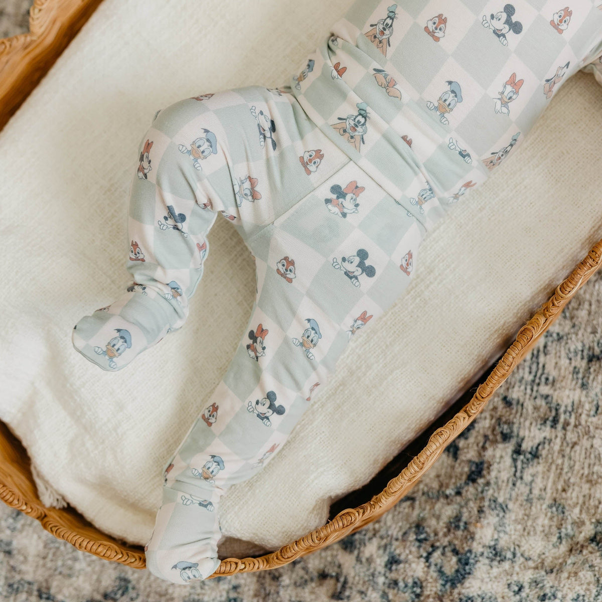 Footed Baby Pants - Mickey Mouse and Friends