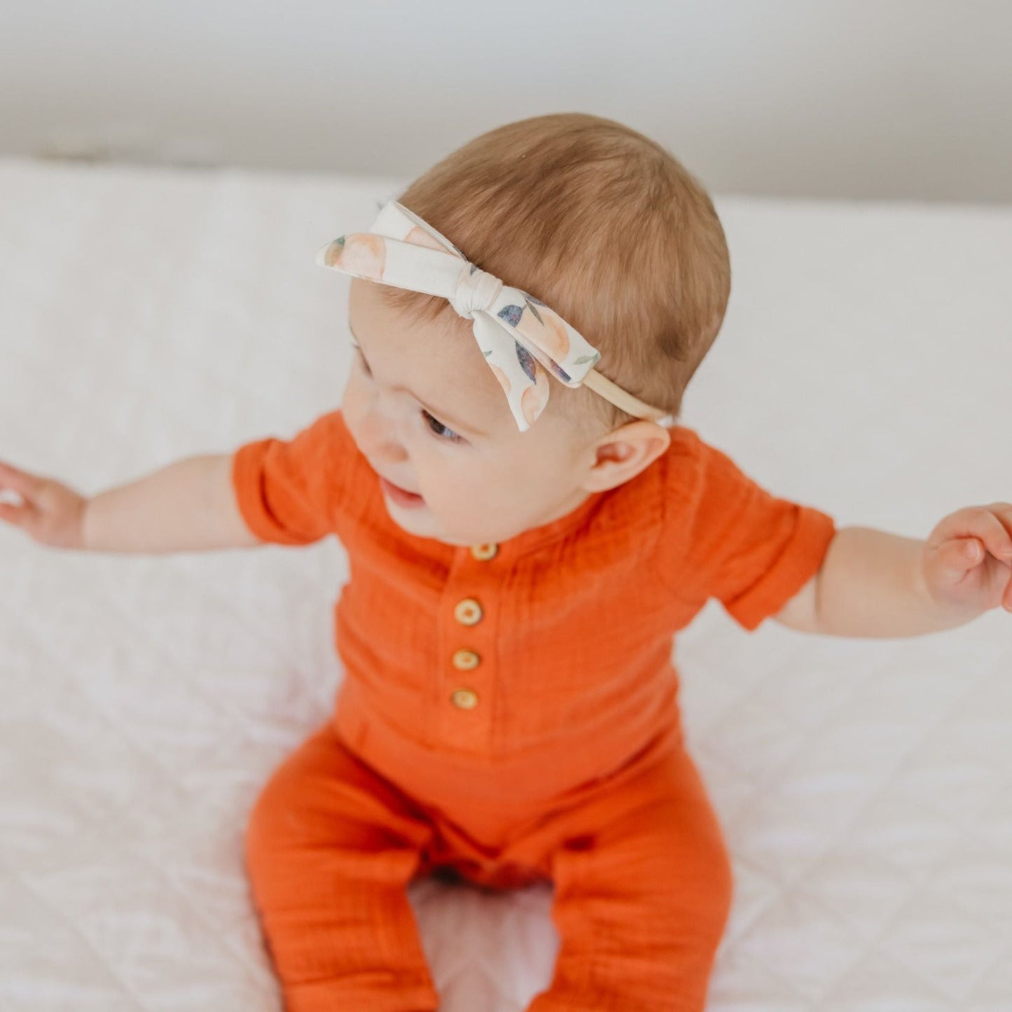 Ribbon Baby Bow - Caroline