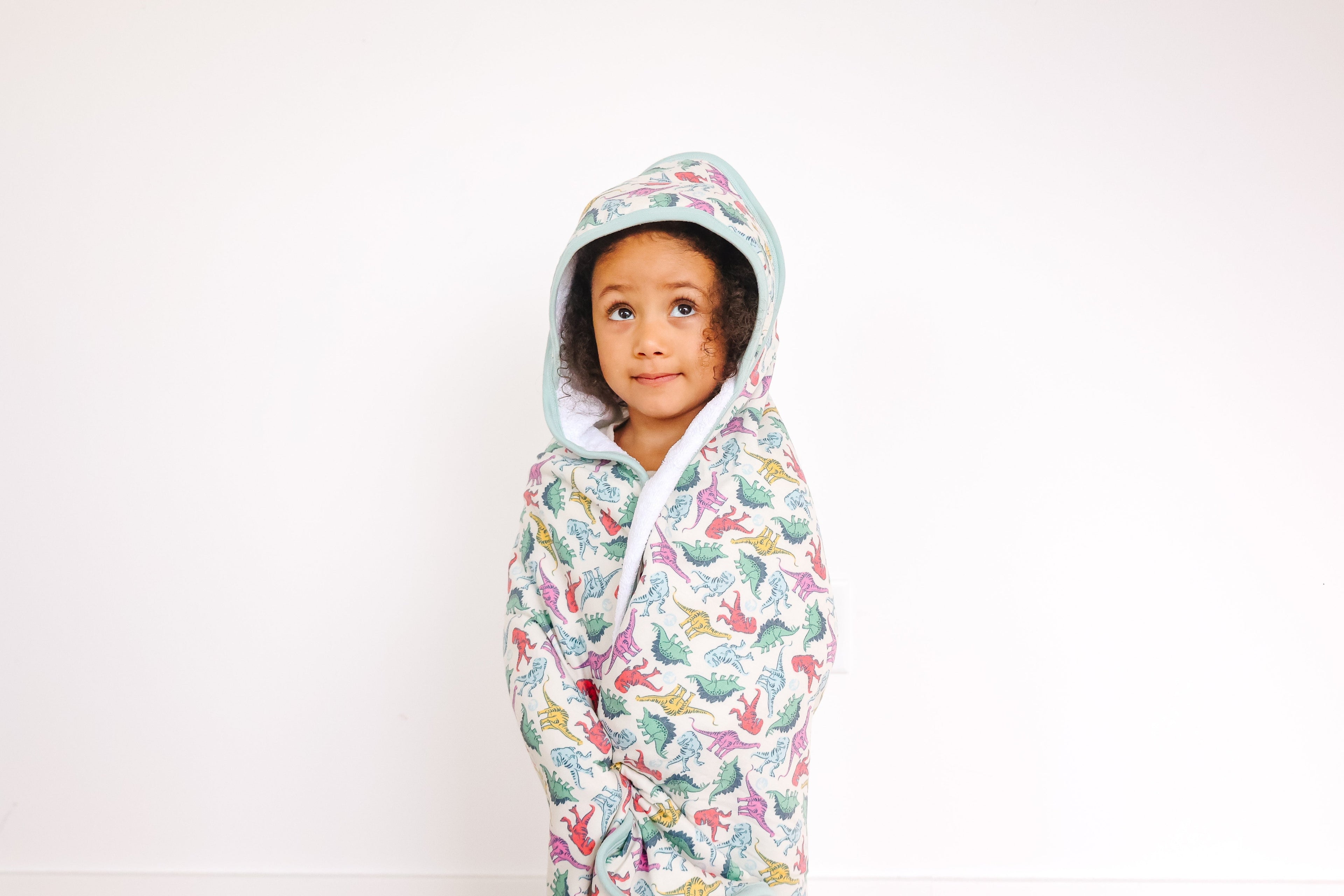 Premium Baby Knit Hooded Towel - Dinosaurs of Jurassic Park