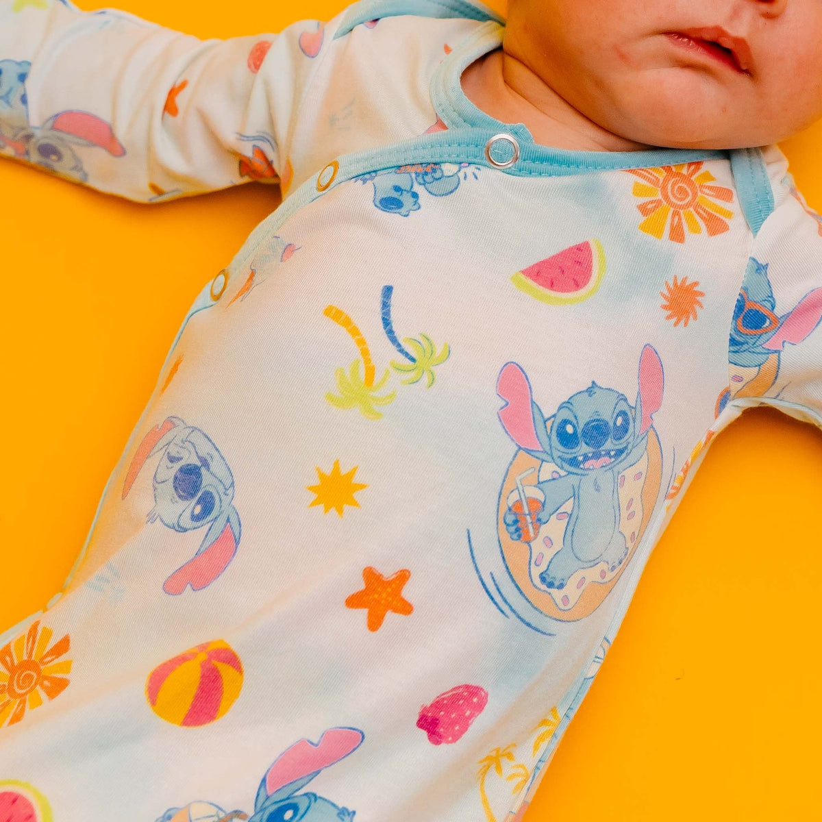 Newborn Knotted Gown - Disney Stitch Dreamsicles