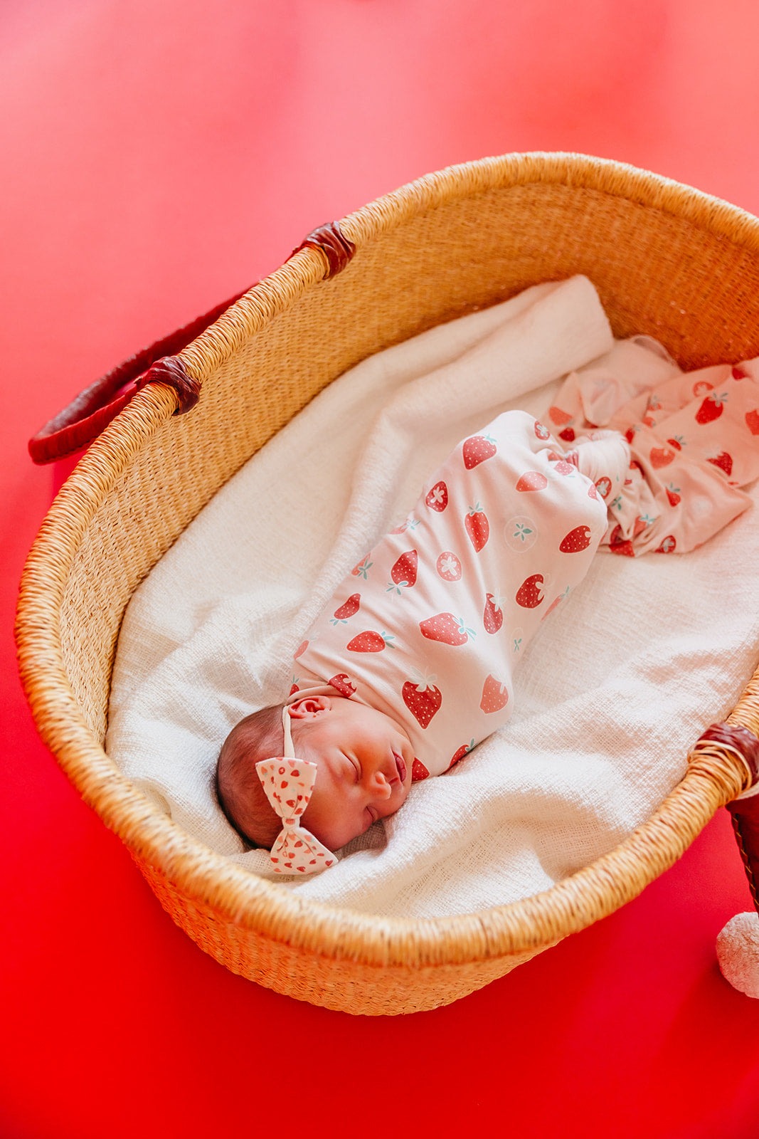 Bowtie Baby Bow - Strawberry