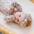 Knit Headband Bow - Flora