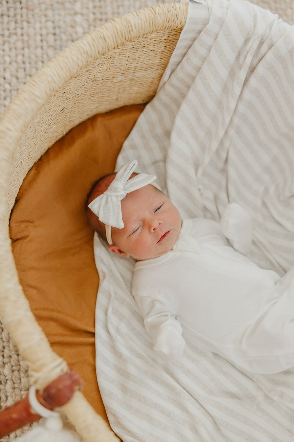 Classic Baby Bow - Coastal