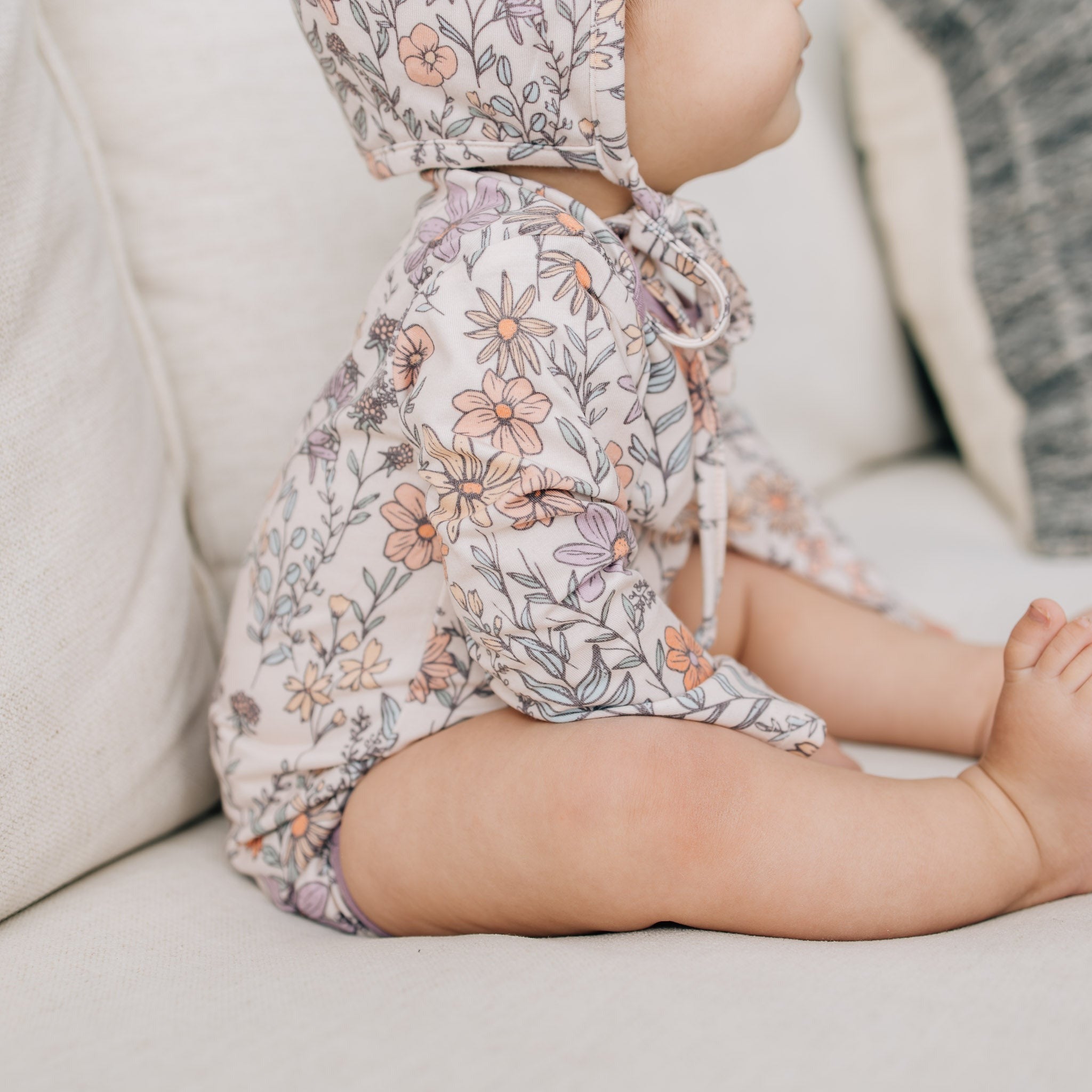 Long Sleeve Bodysuit - Flora