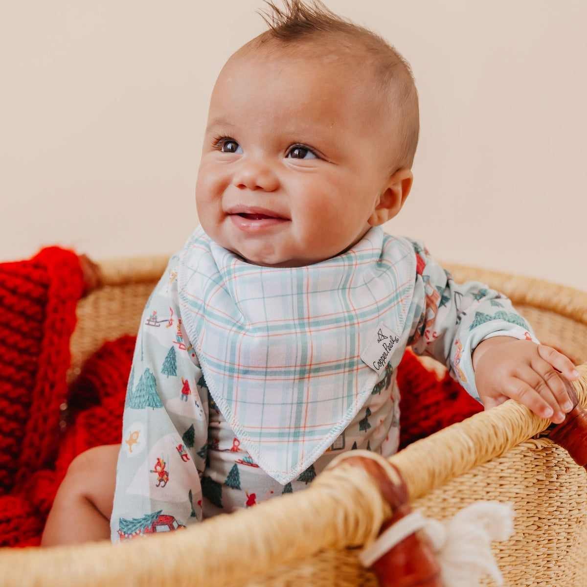 4 Pack Baby Bandana Bibs - Nicholas