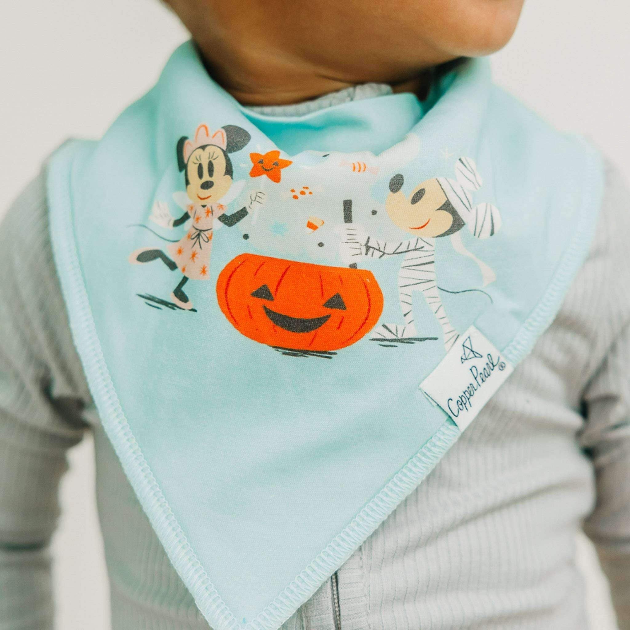 4 Pack Baby Bandana Bibs - Mickey Mouse's Boo Bash