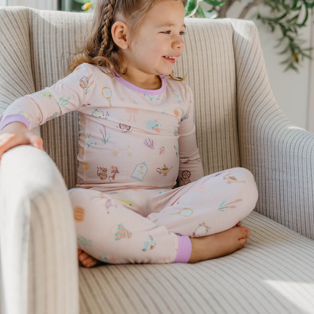 2pc Long Sleeve Pajama Set - Enchanted Friends
