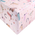 Premium Knit Fitted Crib Sheet - Cheyenne
