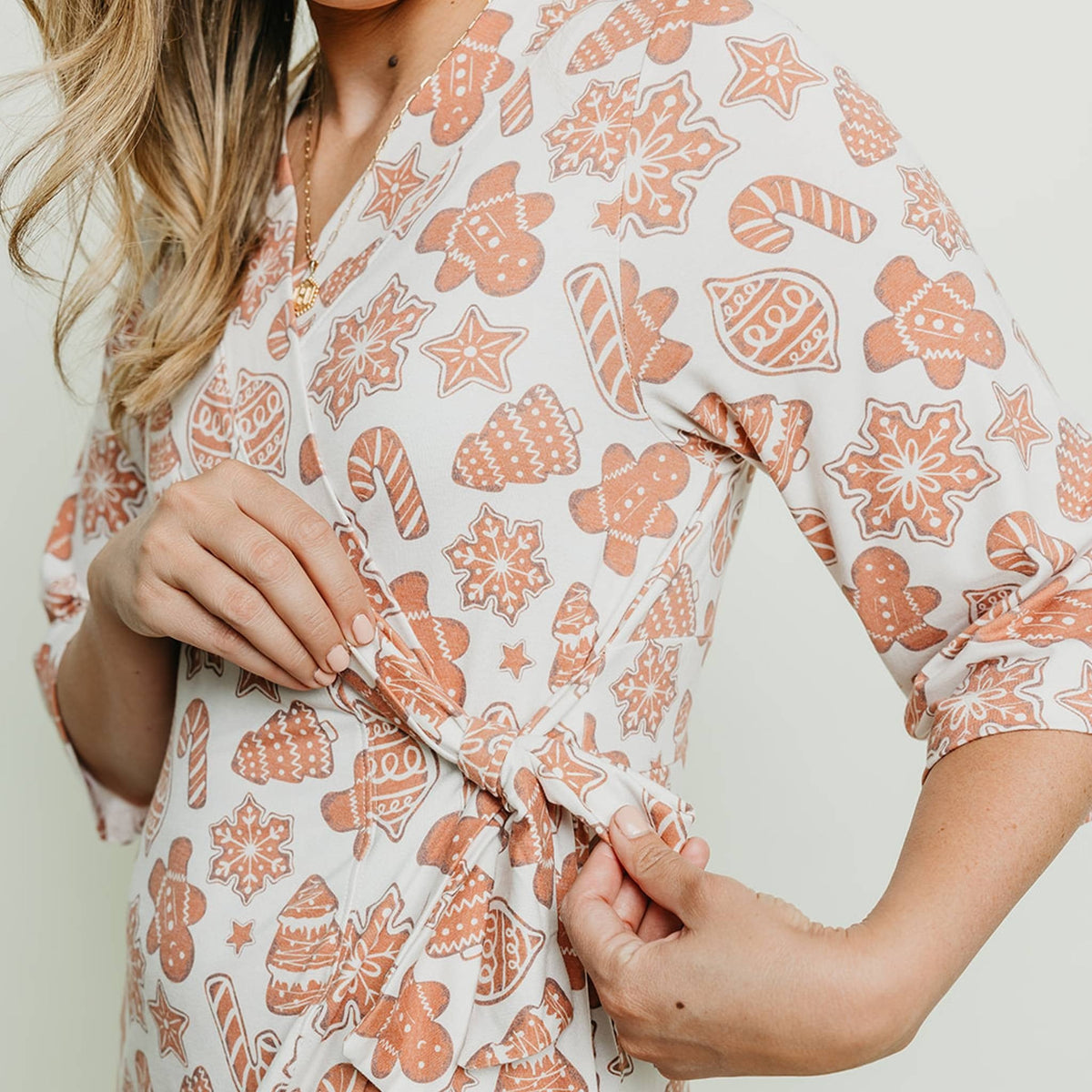 Women's Everyday Robe - Gingerbread
