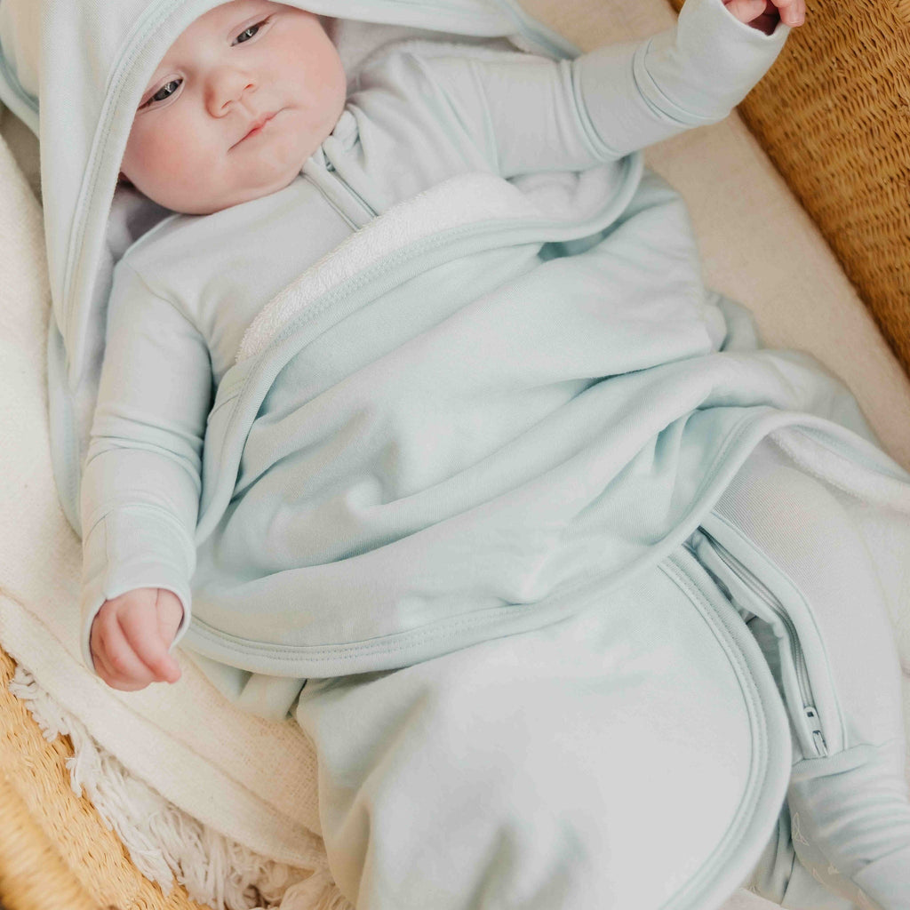 Premium Baby Knit Hooded Towel - Air