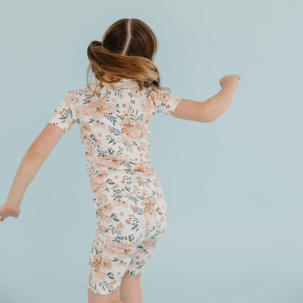 2pc Short Sleeve Pajama Set - Autumn