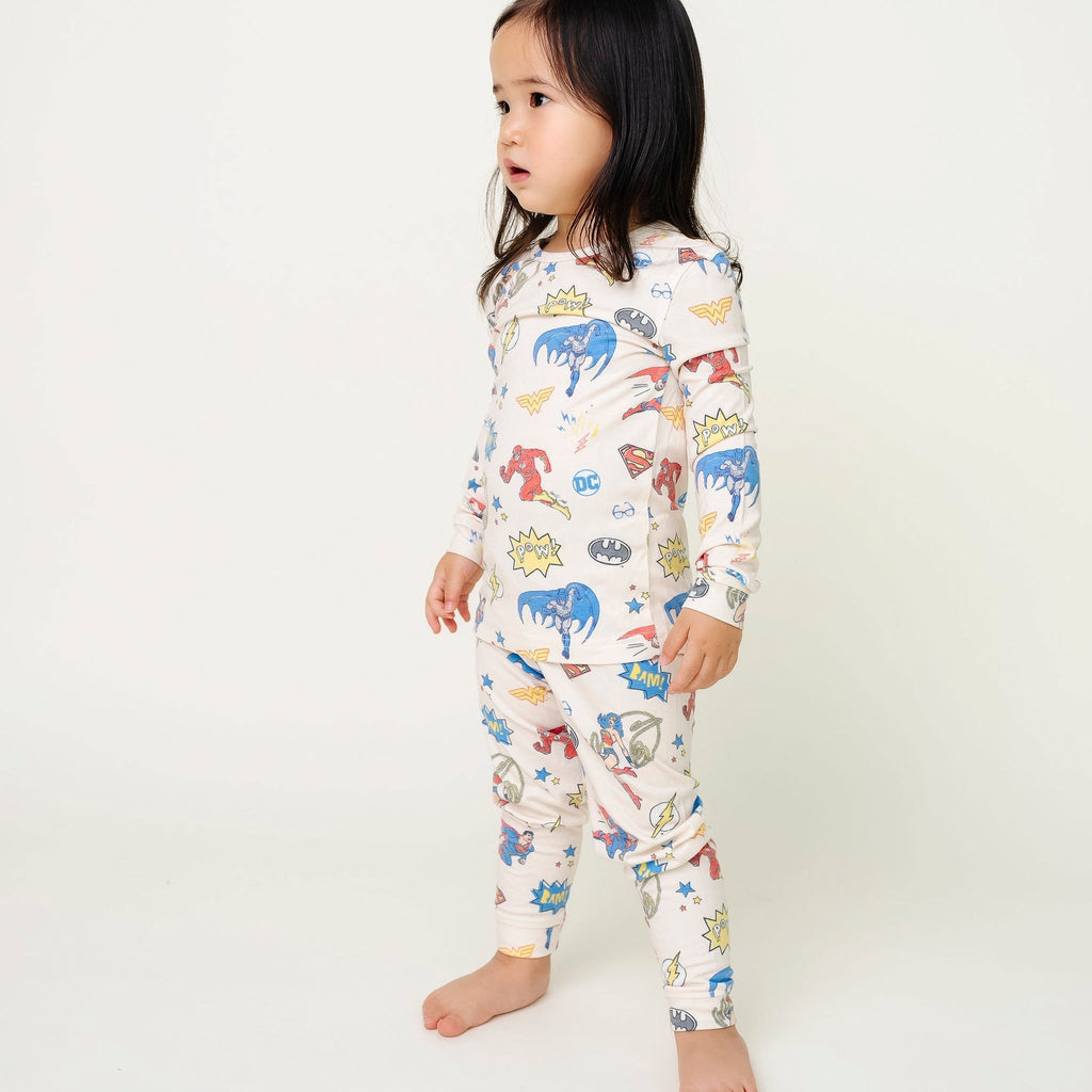 2pc Long Sleeve Pajama Set - Justice League