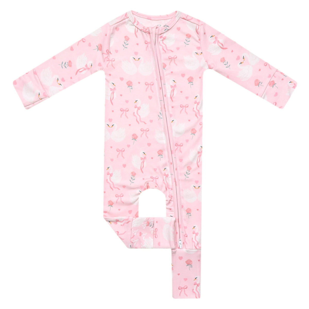 Convertible Zip-Up Footie Pajama - Adelia