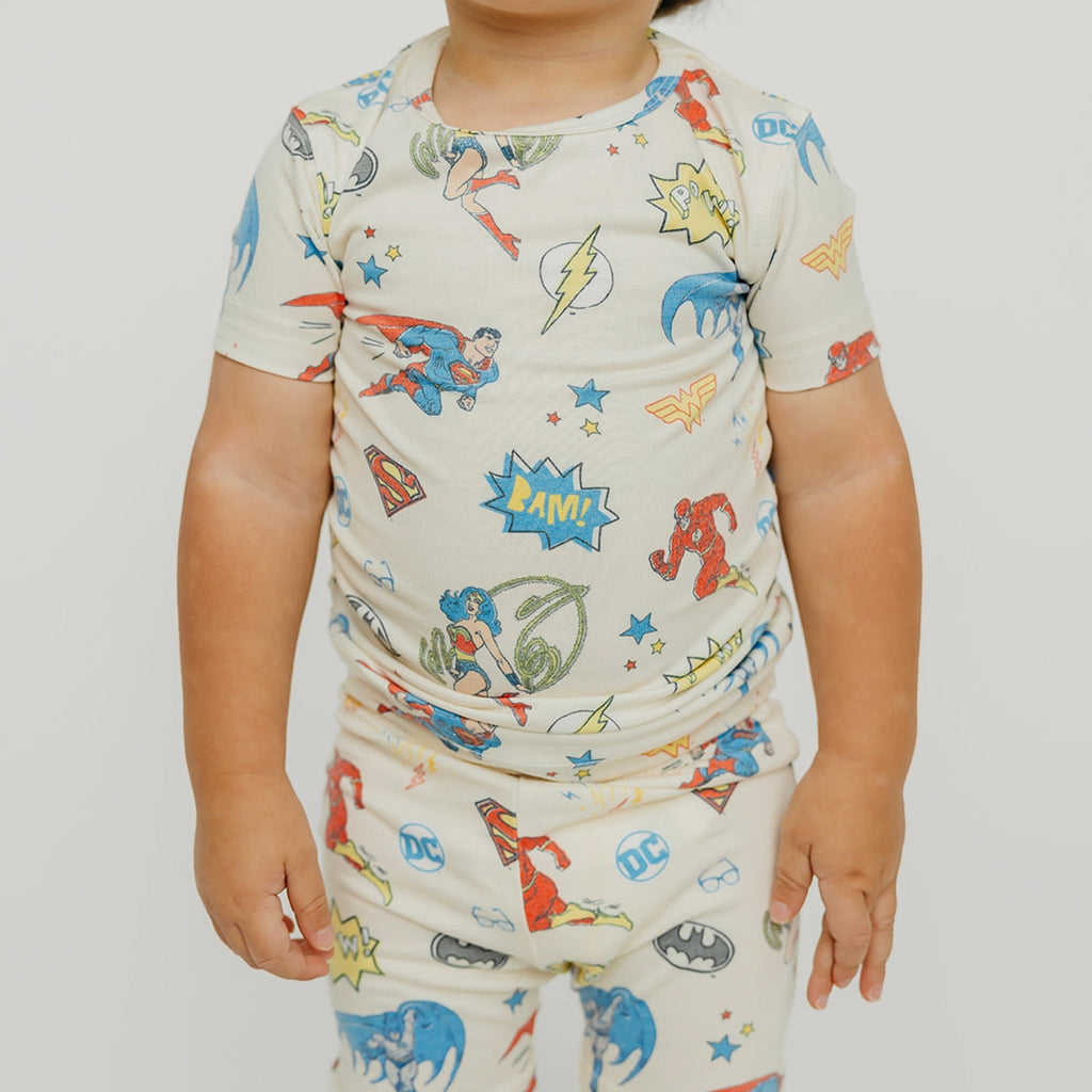 2pc Short Sleeve Pajama Set - Justice League