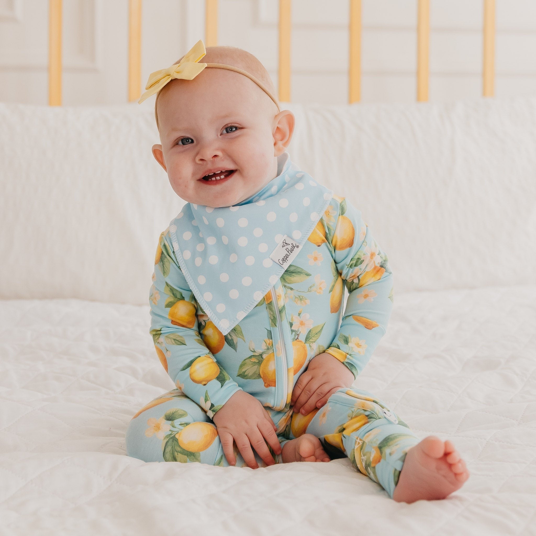 4 Pack Baby Bandana Bibs - Melody