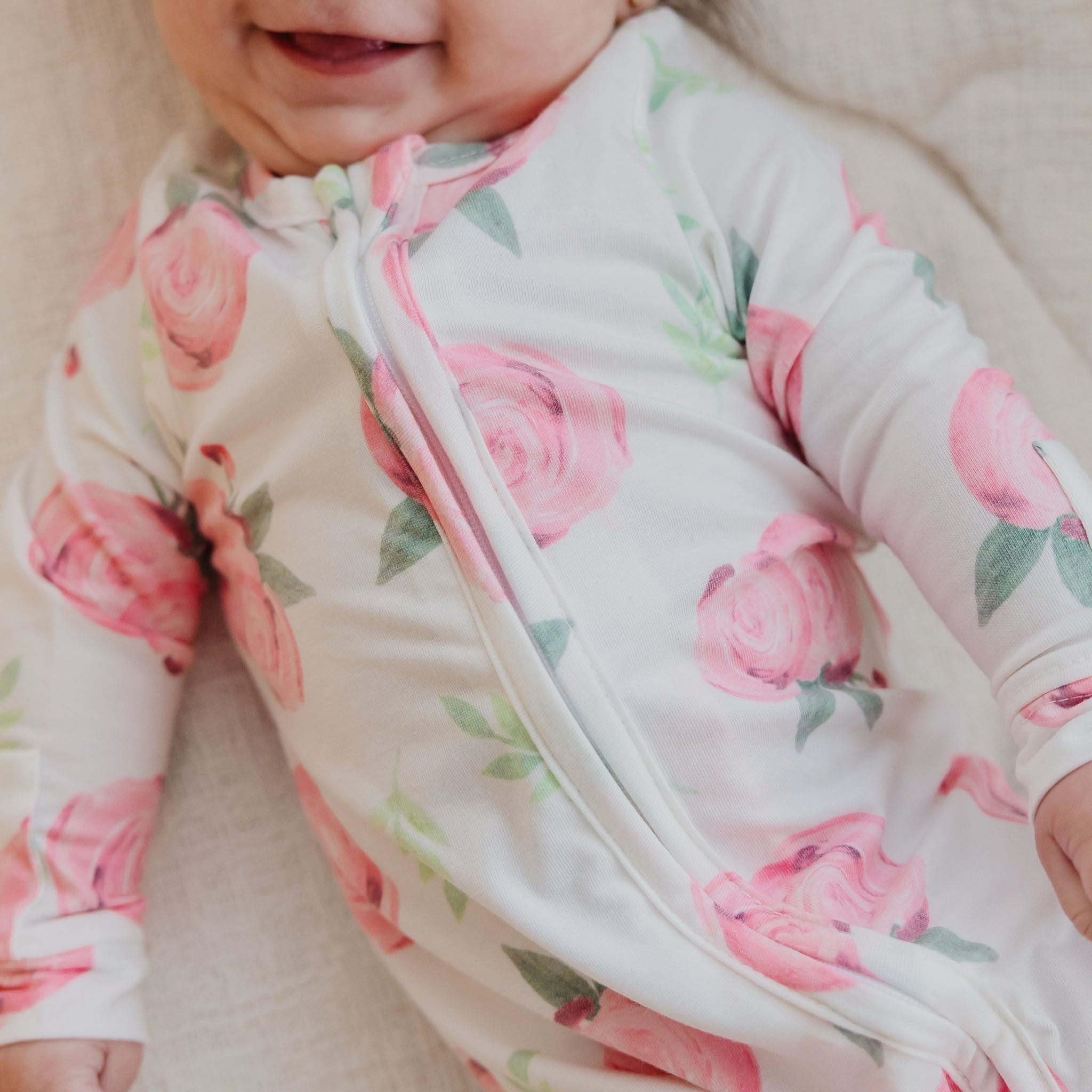 Zip-Up Footie Pajama - Grace