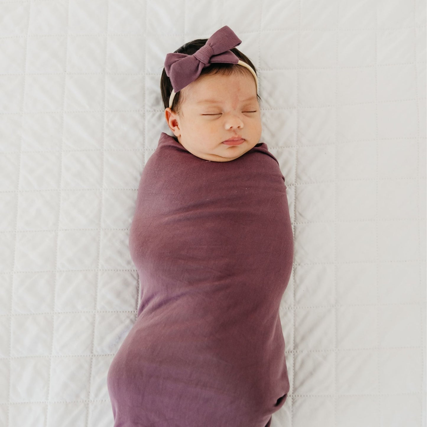 Classic Baby Bow - Plum