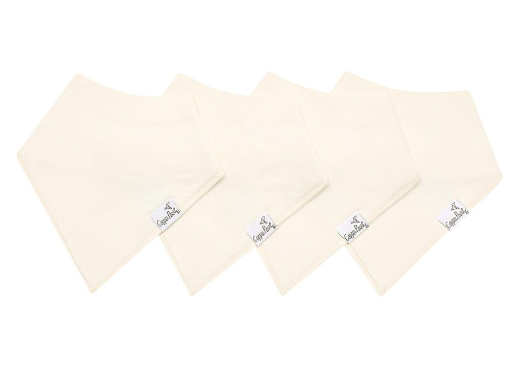 4 Pack Baby Bandana Bibs - Cru