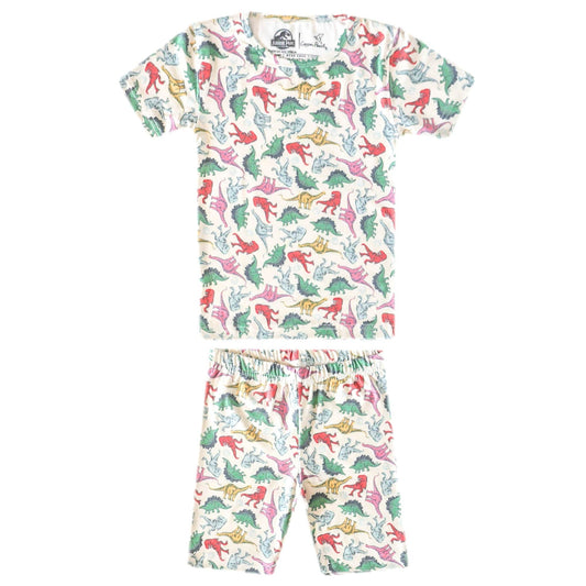 2pc Short Sleeve Pajama Set - Dinosaurs of Jurassic Park