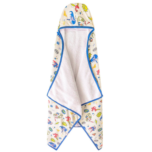 Premium Big Kid Hooded Towel - Justice League