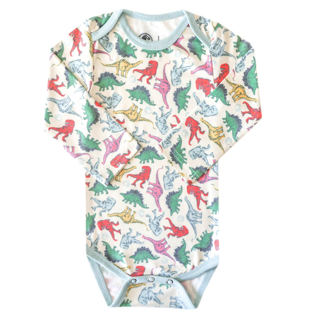 Long Sleeve Bodysuit - Dinosaurs of Jurassic Park