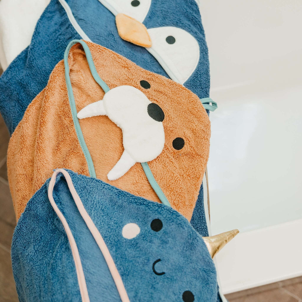 Character Bamboo Hooded Towel - Wally