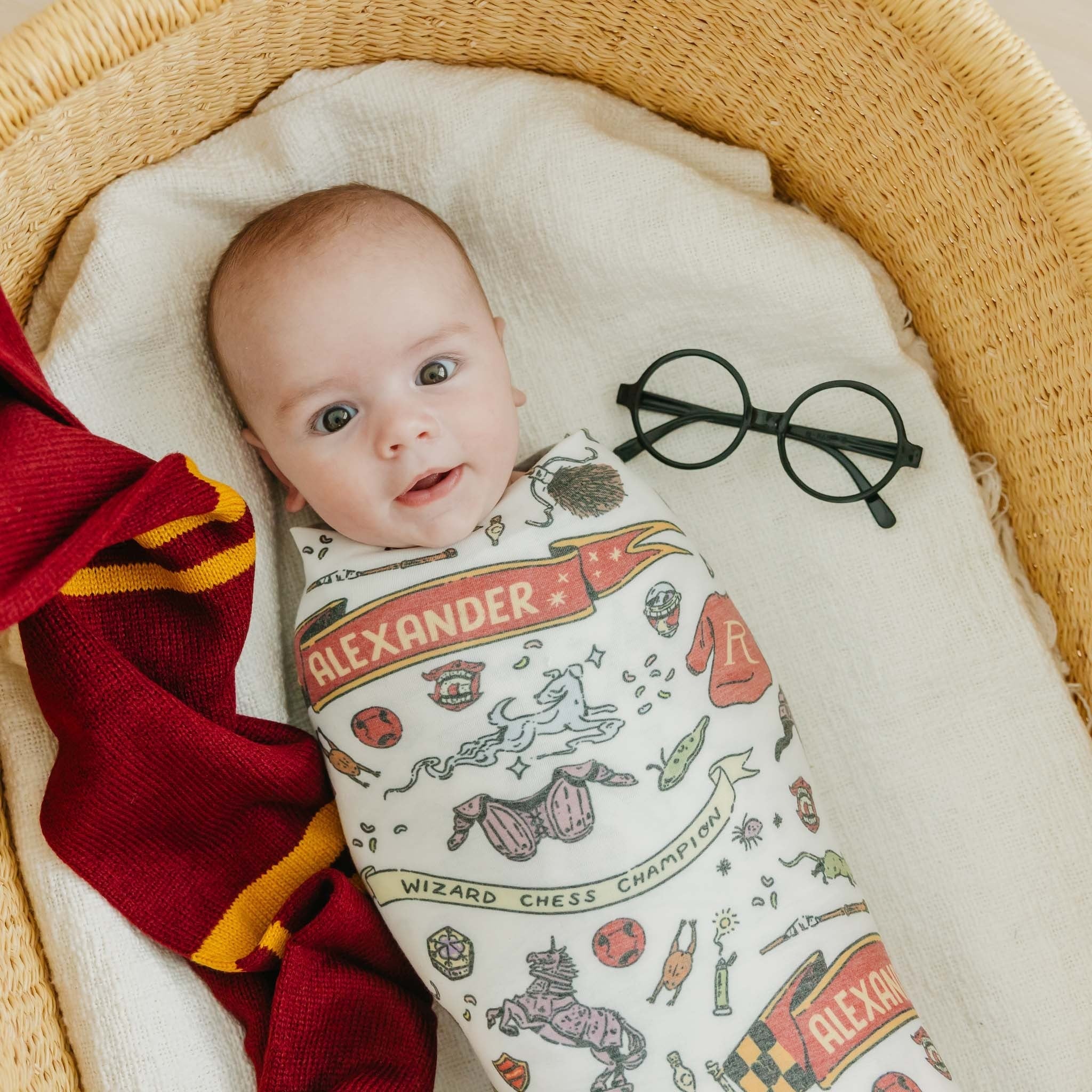 Harry PotterTM Personalized Swaddle Blanket - Ron