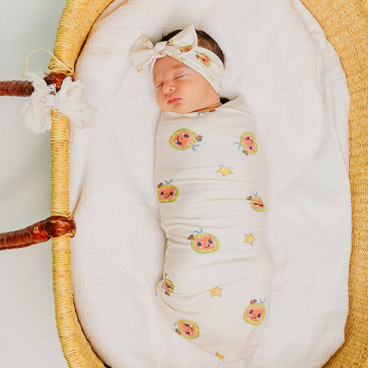 Knit Swaddle Blanket - CoComelon