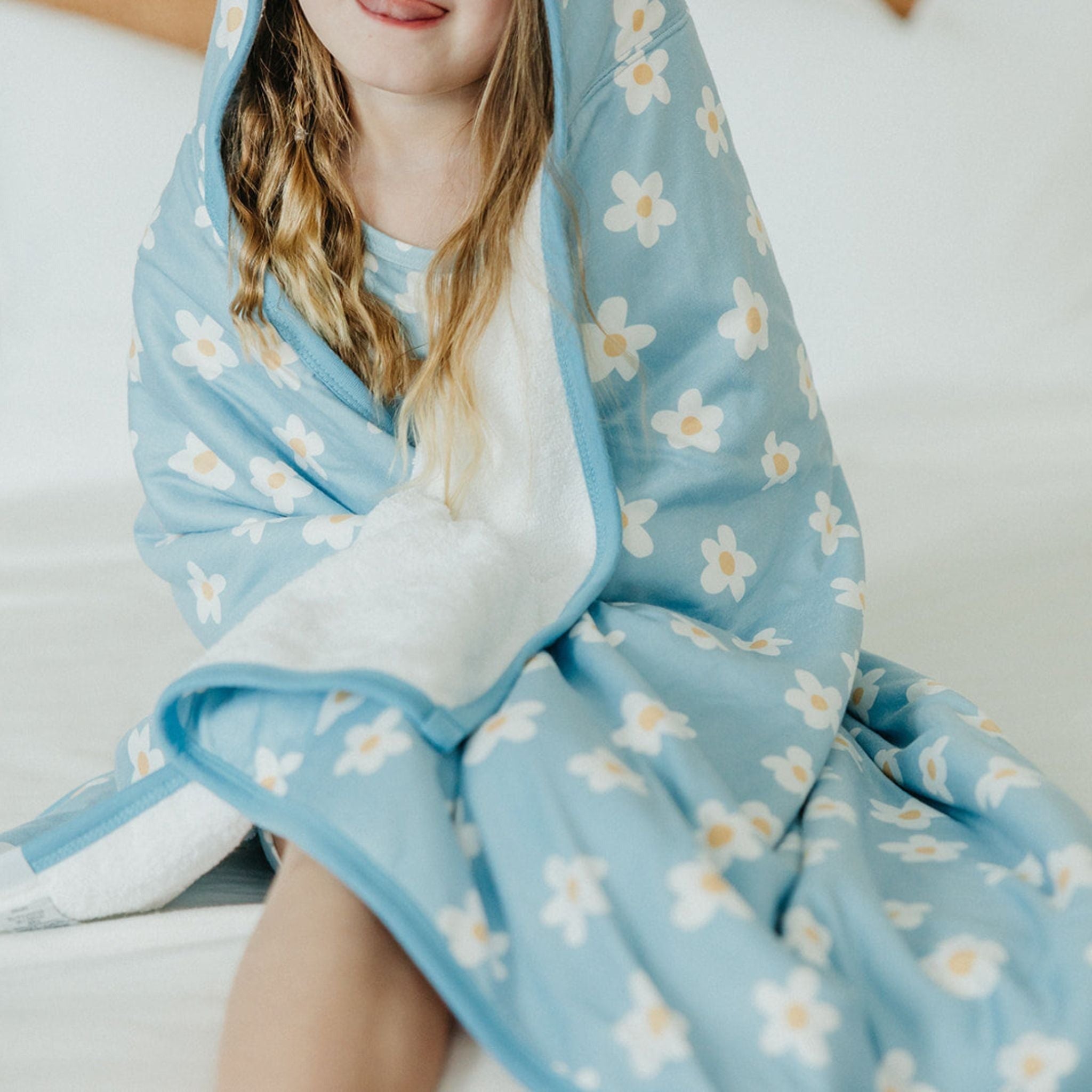 Premium Big Kid Hooded Towel - Della