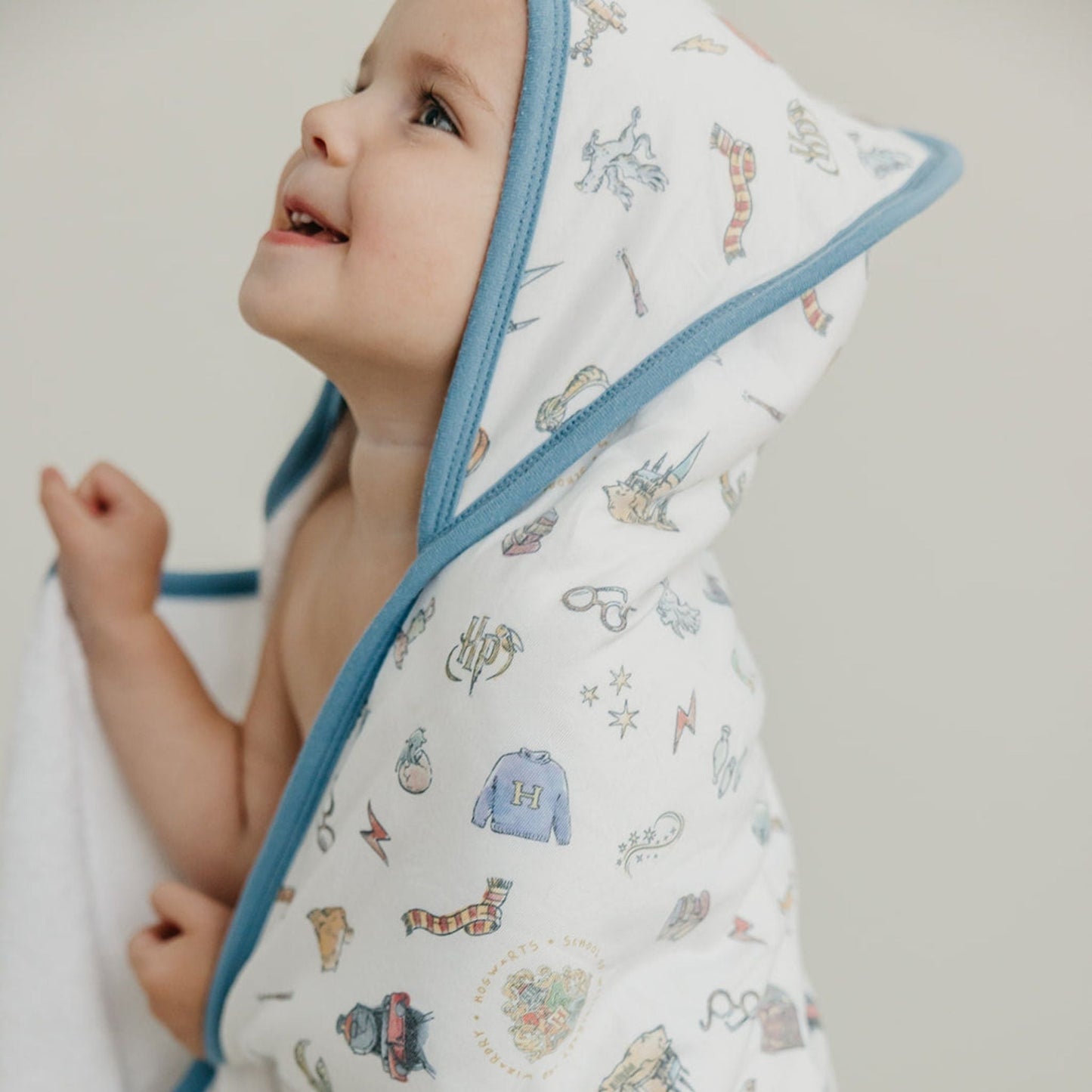 Premium Baby Knit Hooded Towel - Wizarding World