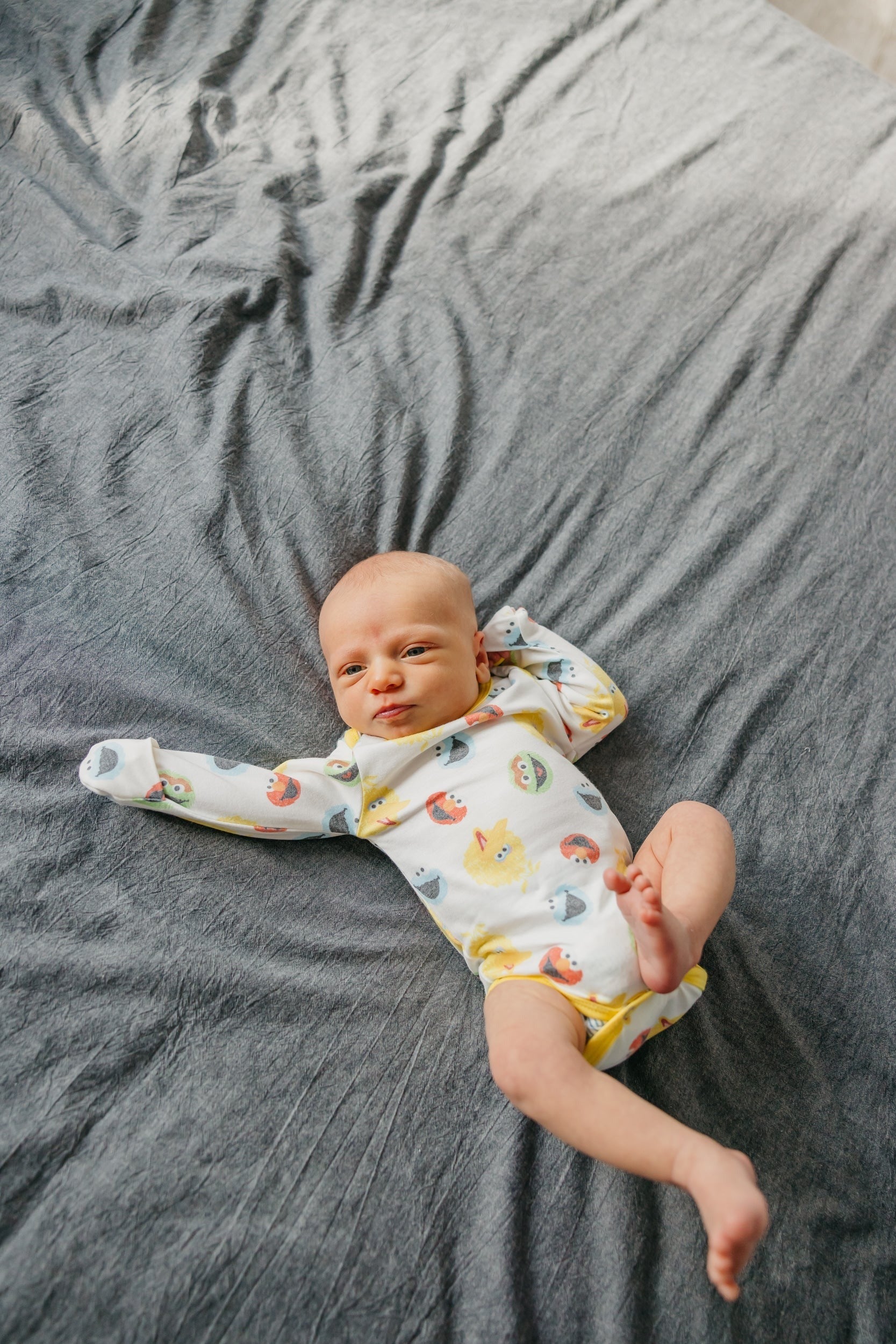 Long Sleeve Bodysuit - Sesame Scribbles