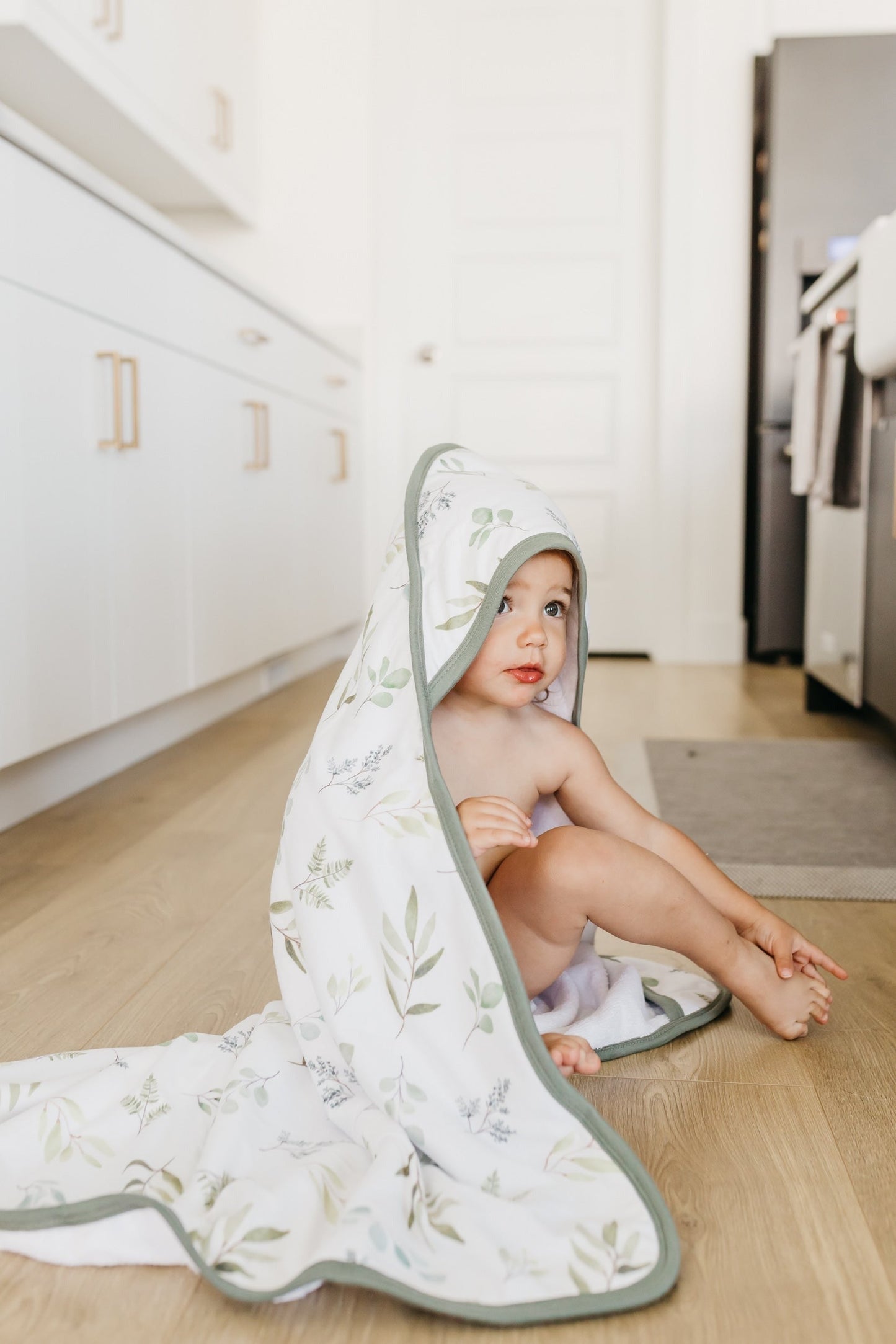 Premium Baby Knit Hooded Towel - Haven