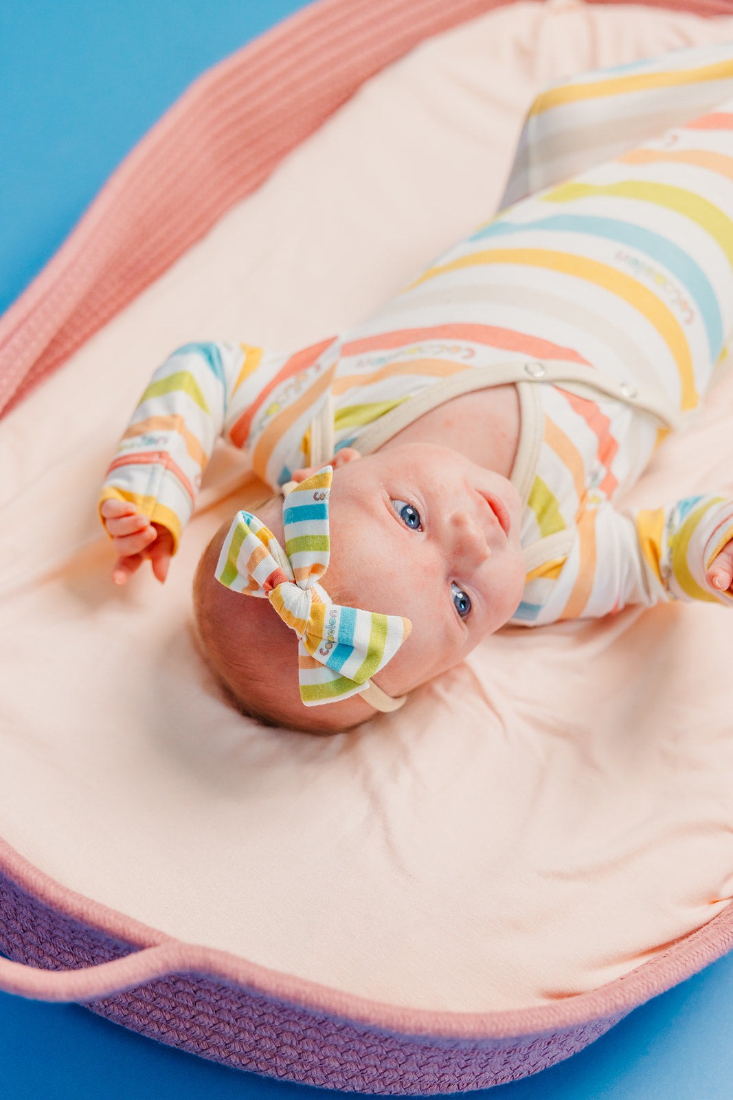Classic Baby Bow - CoComelon Stripe