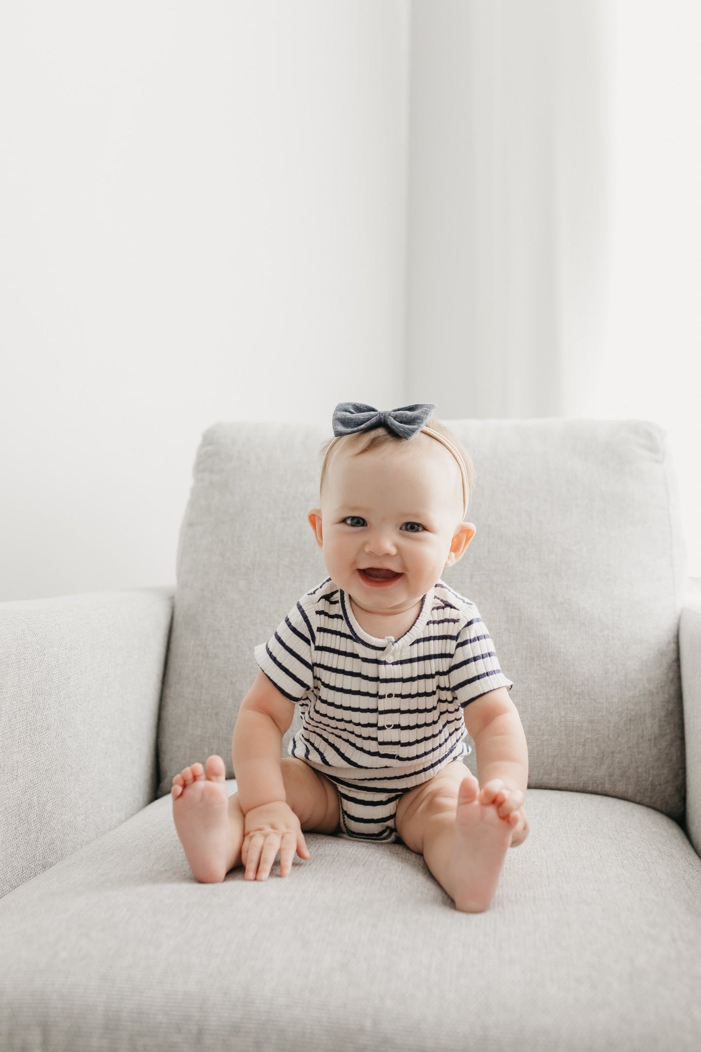 Bowtie Baby Bow - Denim