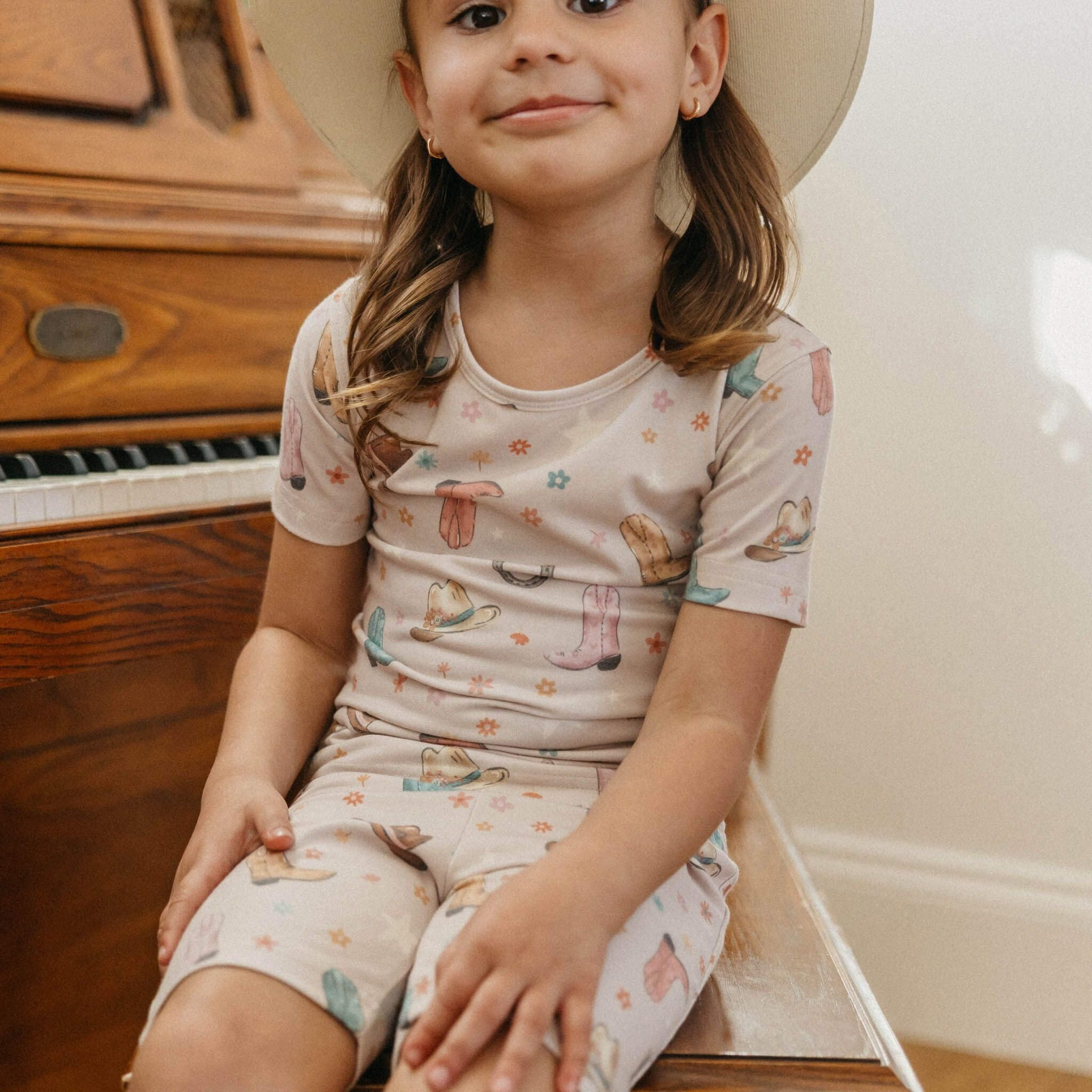 2pc Short Sleeve Pajama Set - Cheyenne