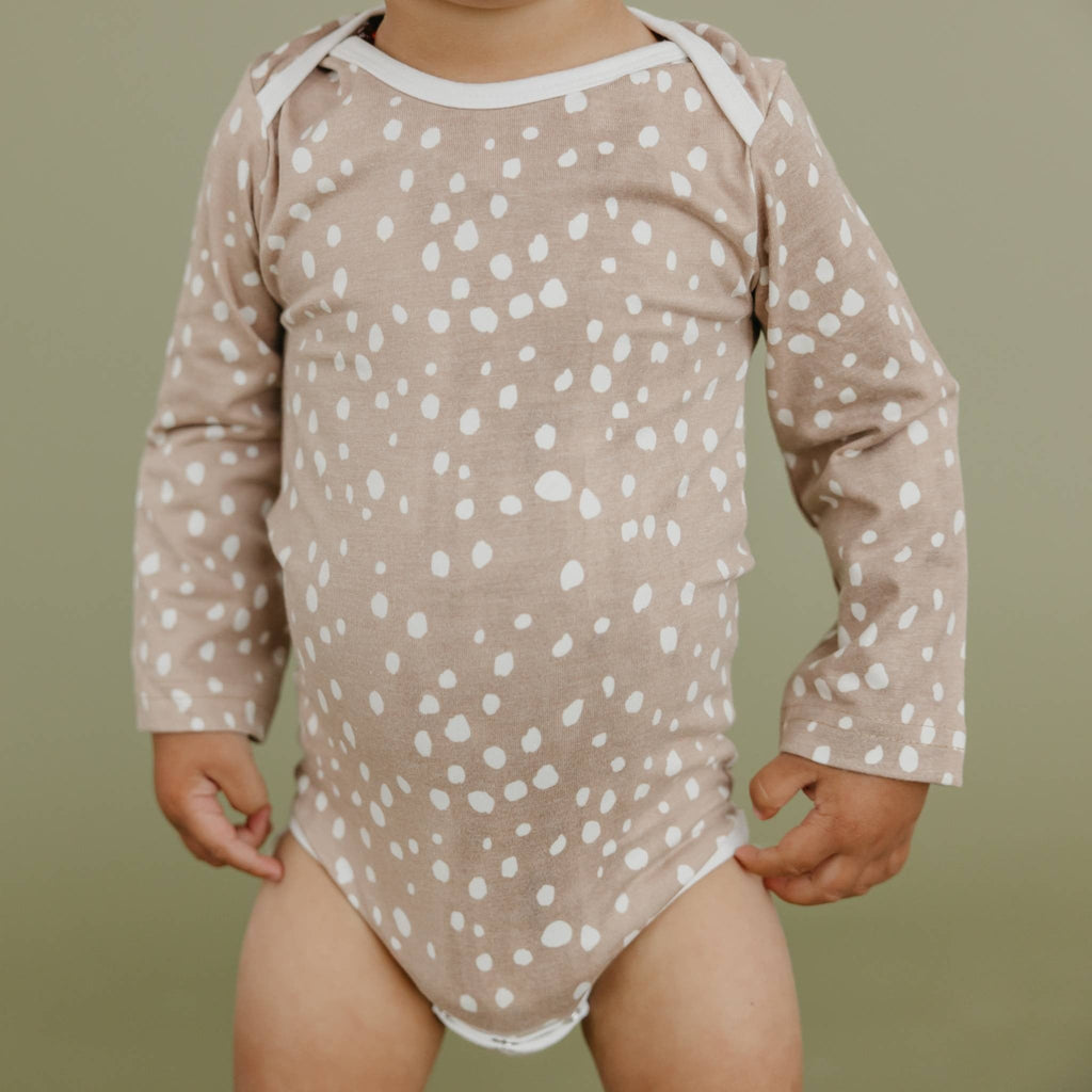 Long Sleeve Bodysuit - Fawn