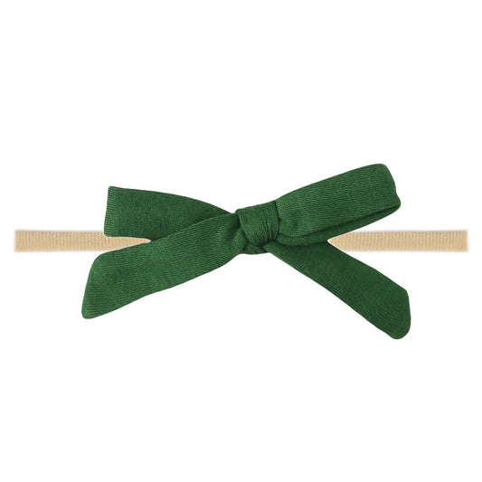 Ribbon Baby Bow - Alder