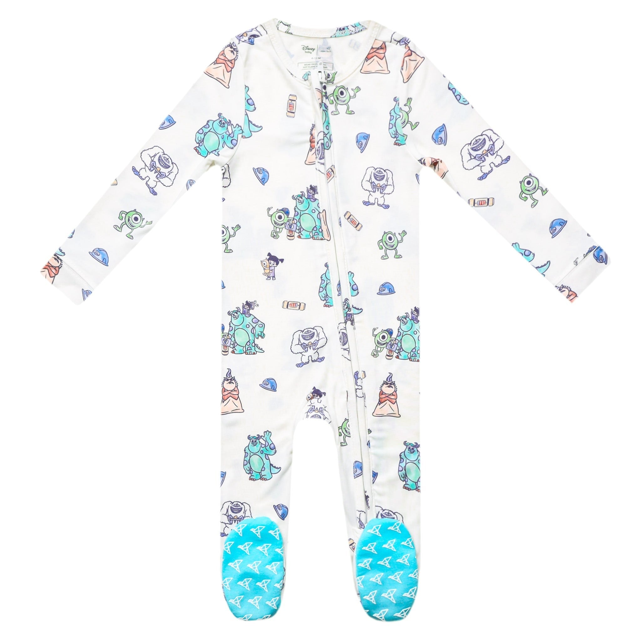 Zip-Up Footie Pajama - Monsters, Inc. Friends