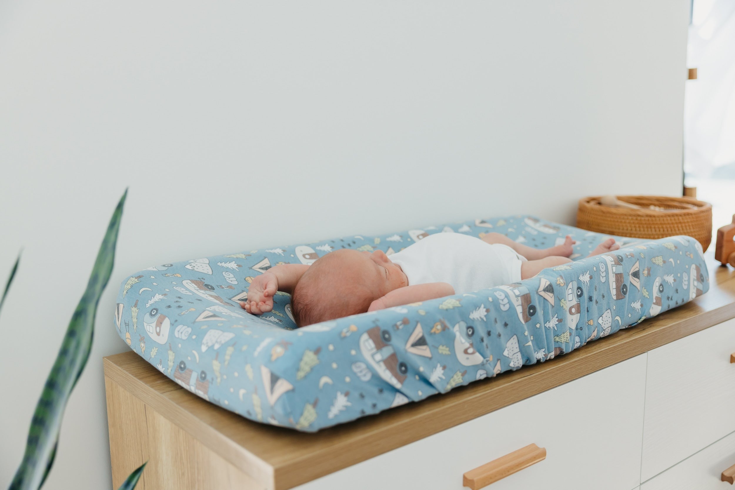 Premium Knit Diaper Changing Pad Cover - Bridger