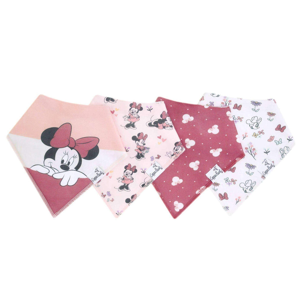 4 Pack Baby Bandana Bibs - Minnie Mouse