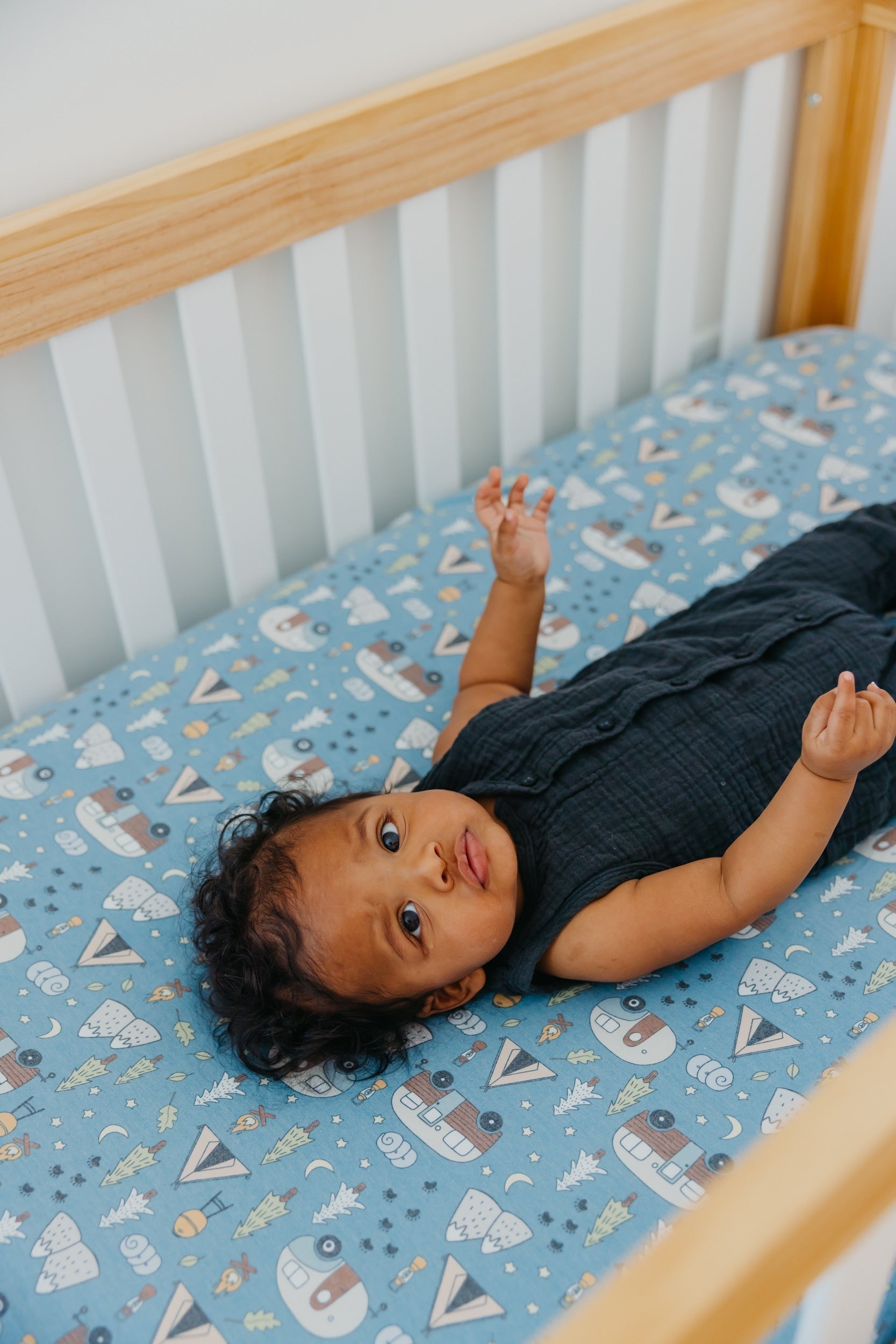 Premium Knit Fitted Crib Sheet - Bridger