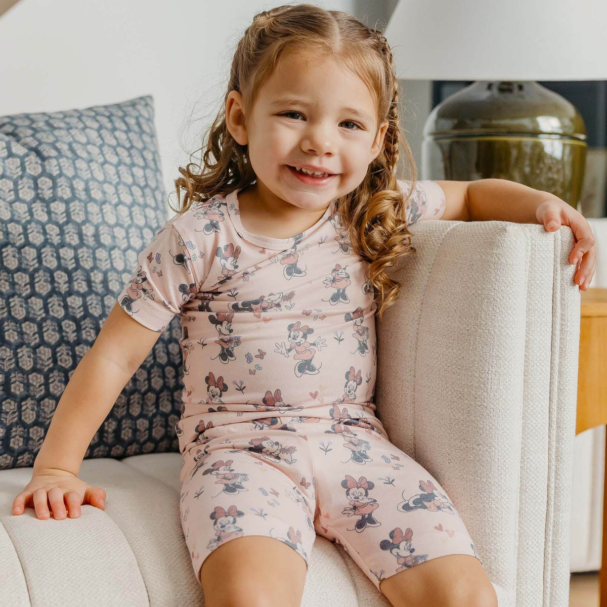 2pc Short Sleeve Pajama Set - Minnie Mouse