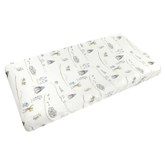 Premium Knit Diaper Changing Pad Cover - Tatooine