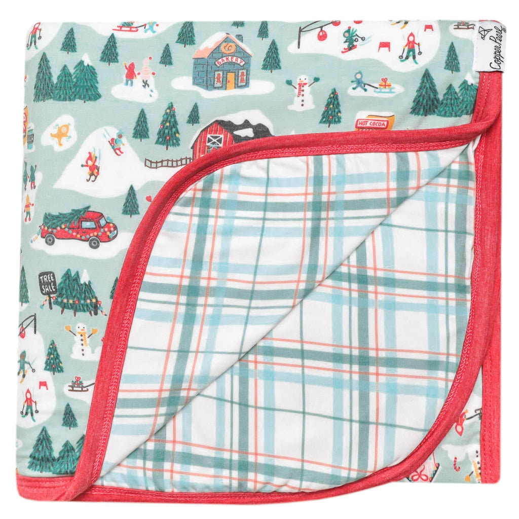 Three-Layer Quilt - Snowy Slopes
