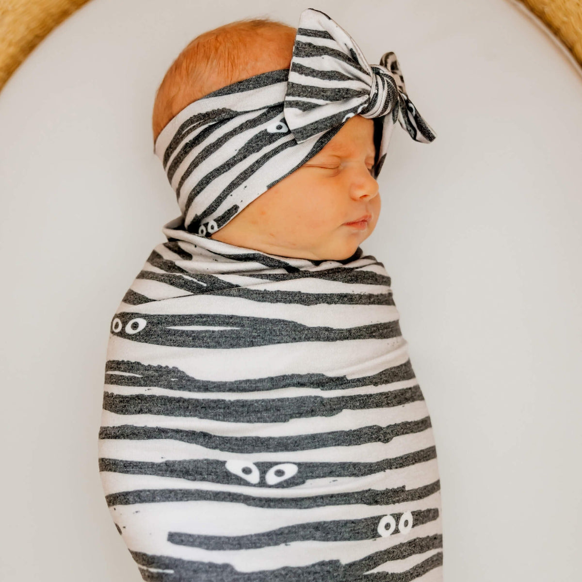 Knit Swaddle Blanket - Mummy