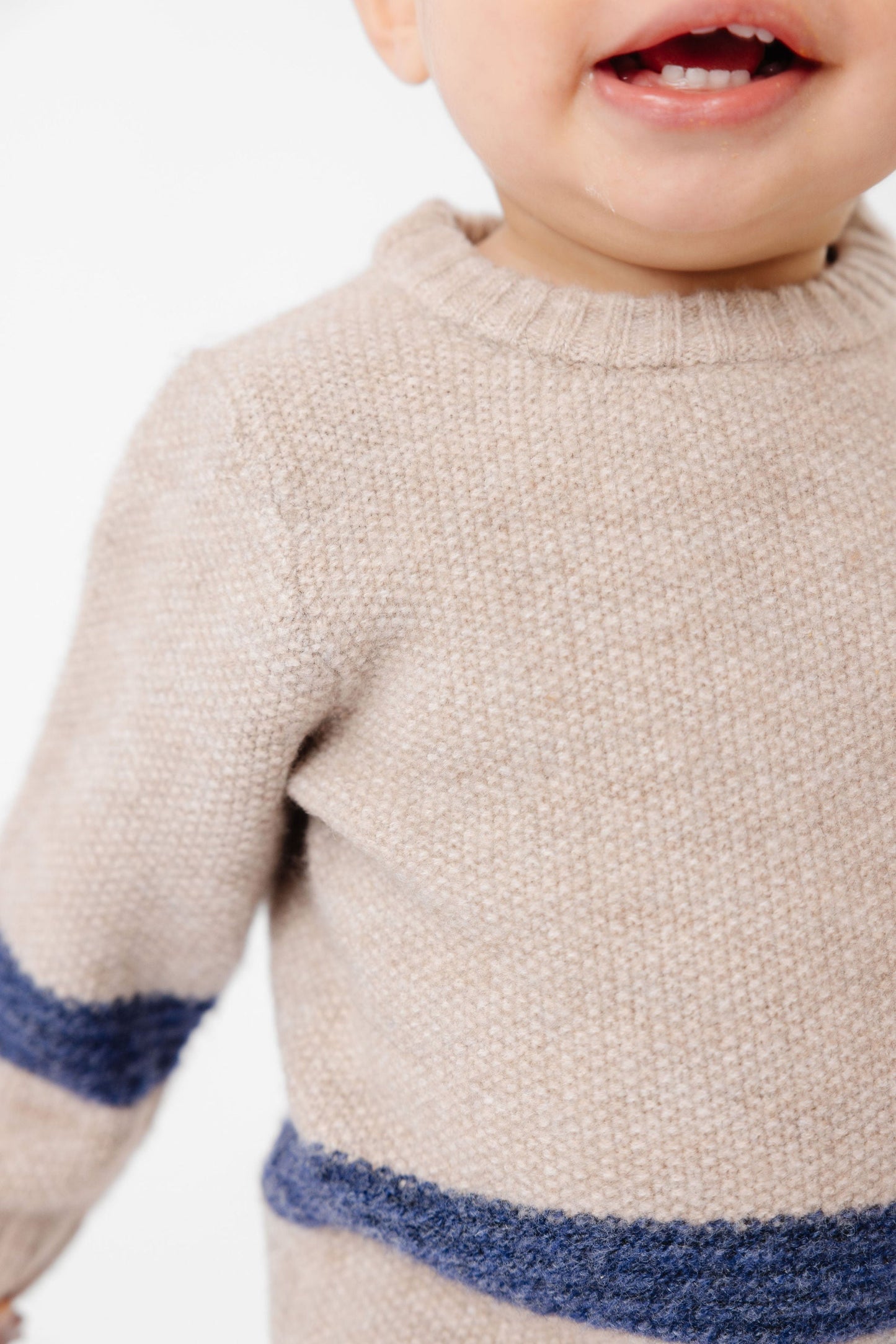 Sweater Crew - Navy Stripe
