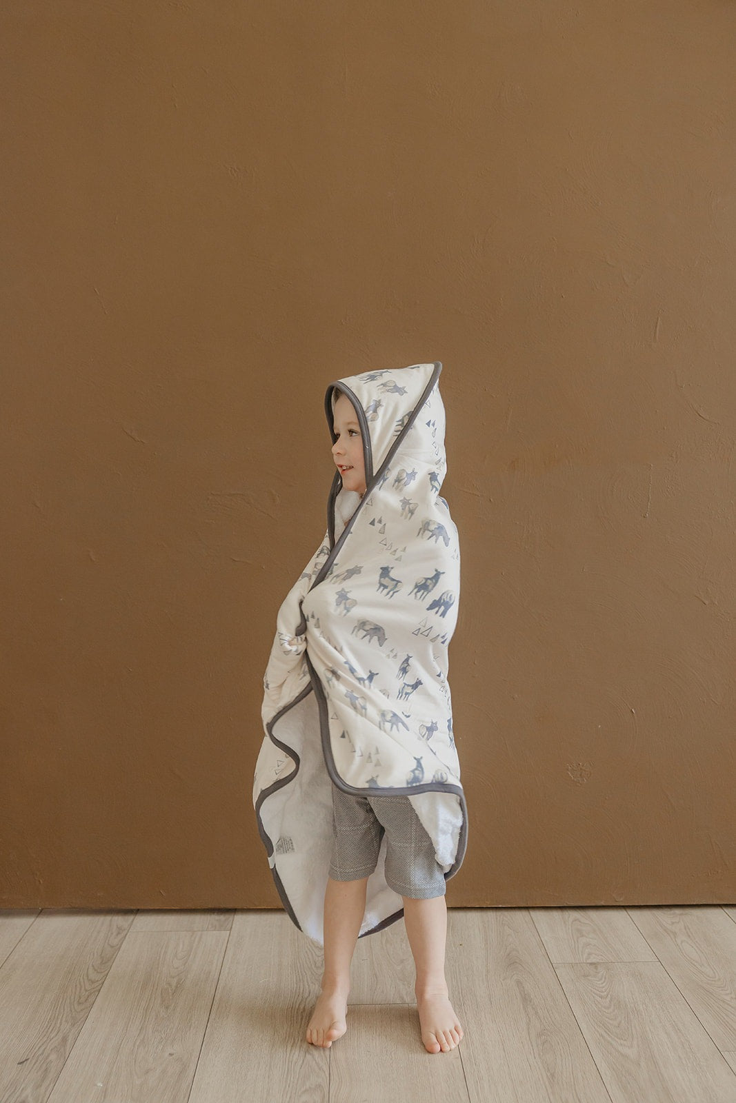 Premium Baby Knit Hooded Towel - Cody