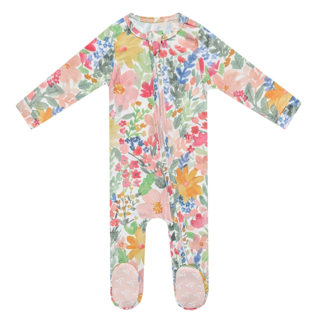 Zip-Up Footie Pajama - Lark
