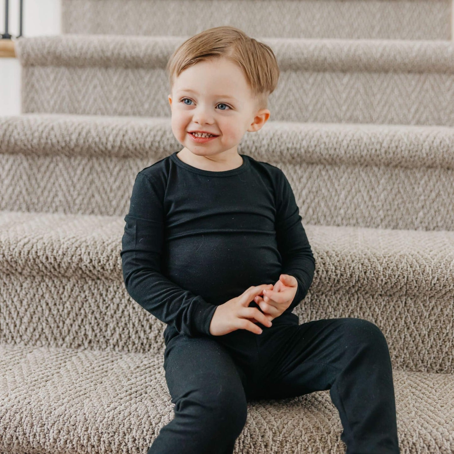 2pc Long Sleeve Pajama Set - Midnight