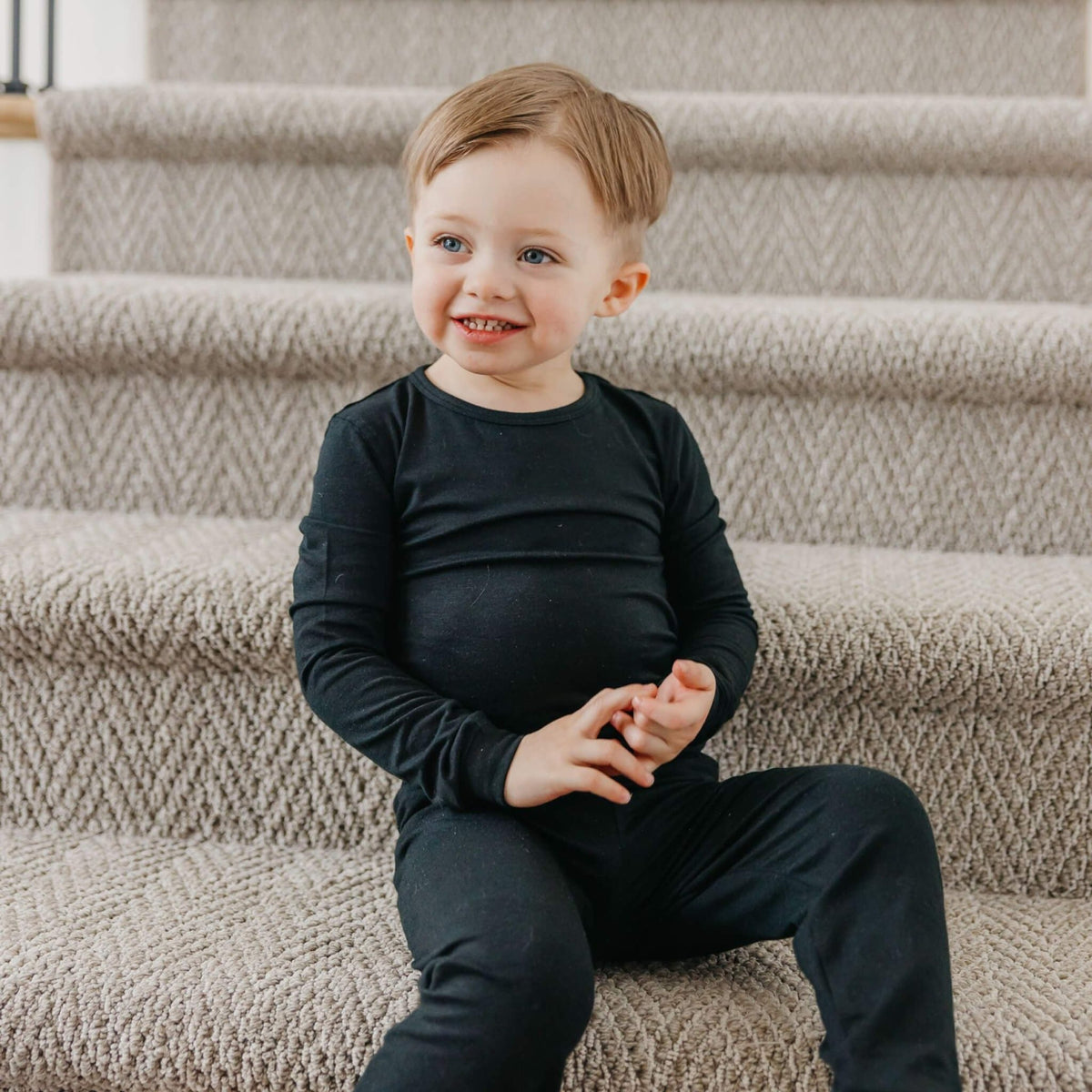 2pc Long Sleeve Pajama Set - Midnight